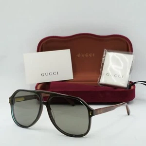 GUCCI GG1042S 003 Blue/Brown/Grey 60-13-145 Sunglasses New Authentic - Picture 1 of 5