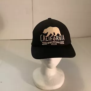 Volcom Stone California SnapBack Hat Cap Walking Bear Adjustable Mesh Back Black - Picture 1 of 18