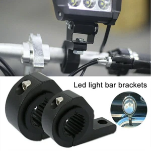 1.25 Mounting Bracket Clamps Cage Tube Roll 0.7 Bull 1 Holder LED Light Bar EW - Picture 1 of 13