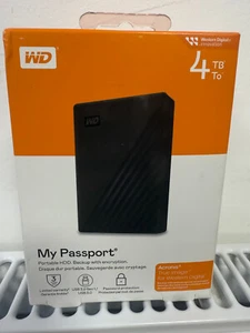 Disque dur externe WD My Passport 4 To pour Windows neuf en boîte WXD1EC86TA - Photo 1/6