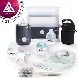Kit de alimentación completo Tommee Tippee│Esterilizador de vapor eléctrico-calentador de botellas│Negro - Imagen 1 de 6
