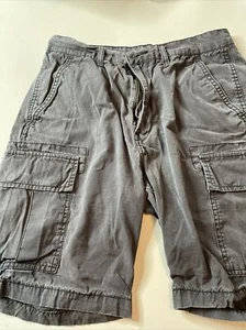 Men’s Levis Two Horse Brand BLACK Cargo Shorts Sz 30 - Picture 1 of 5