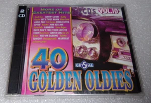 40 Golden Oldies Vol.10 (CD, 1995) Shawaddwaddy, Beach Boys, Rubettes - New/Seal - Picture 1 of 3