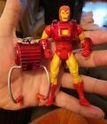 1995 Iron Man Space Armor w/Power Lift Space Pack Marvel Toy Biz Incomplete C103