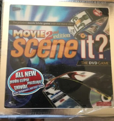 Movie Scene It DVD Game 2nd Edition - Collectors Hologram Tin Sealed - Image 1 of 2