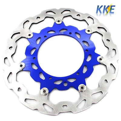 Disco de freno KKE Float 320 mm azul apto para KTM EXC XC XC-F XCW SXF 125-530CC 2003-2023 Foto 1 de 4