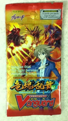 Cardfight Vanguard Onslaught of Dragon Souls Booster Pack INGLÉS 5-cd/pk Foto 1 de 4