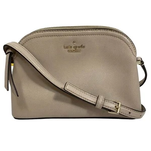 Bolso Bandolera Kate Spade Peggy Patterson Drive Beige Cuero Guijarro Pequeña Cúpula - Imagen 1 de 13