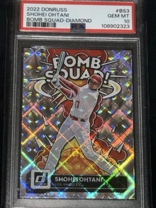 Panini Donruss Shohei Ohtani Bomb Squad Diamond 2022 PSA 10 - Imagen 1 de 4