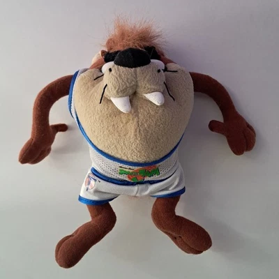 Peluche vintage 1996 Taz Tasmanian Devil Space Jam McDonalds 8" Foto 1 de 4