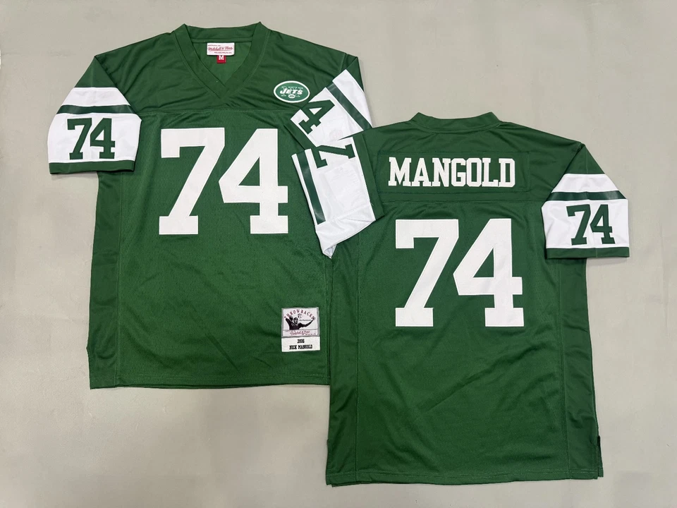 Jersey vintage Nick Mangold para hombre - verde Foto 1 de 1