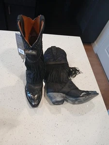 Dan Post Damen-Cowboys-Stiefel Größe 8 M schwarz - Bild 1 von 12