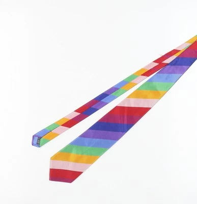 Corbata delgada de seda multicolor de Marks and Spencer para hombre Foto 1 de 4