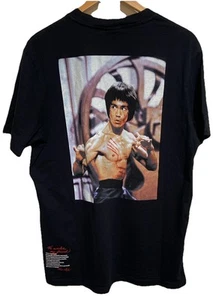 Shoe Palace Bruce Lee schwarzes T-Shirt großer 2-seitiger Druck Hauptbild ist die Rückseite - Bild 1 von 8