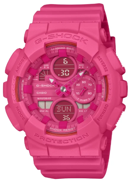 Reloj para mujer Casio G-Shock todo rosa analógico y digital GMAS145PK-4A Foto 1 de 1