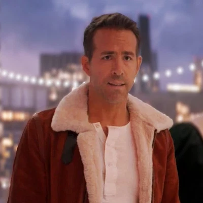 Men’s Red B3 Aviator Bomber Shearling Jacket Pilot Fur Genuine Sheepskin Leather - Image 1 of 4