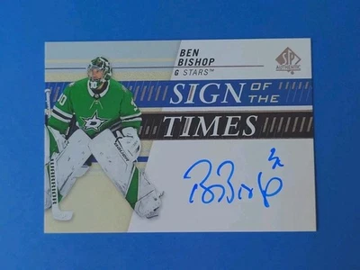 Ben Bishop Auto Sign Of The Times SP Authentic Autographed - Image 1 of 4