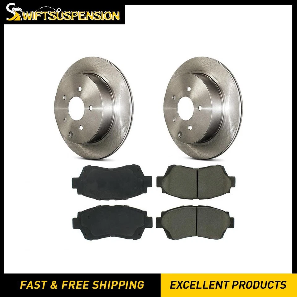 Conjunto de pastilhas de freio a disco dianteiro C-Tek rotor de freio a disco 3 peças para 1992-1998 Lexus SC300 - Imagem 1 de 4