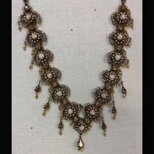 Michal Negrin Victorian Rose Necklace - Picture 1 of 1