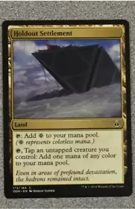 MTG - HOLDOUT SETTLEMENT (172) - OATH OF THE GATEWATCH - LAND - COMMON - LP - Picture 1 of 2