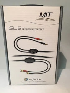 PAIR CABLES MIT STYLELINE SL5 SL 5 speaker interface 3 METERS NEW - Bild 1 von 2