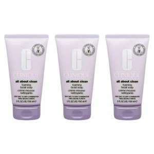 3 X Clinique Foaming Sonic Facial Soap 5oz, 150ml - Picture 1 of 1