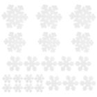  22 PCS Hanging Decor Snowflake Decor Outdoor Accessories