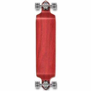 Yocaher Dropdown Leer Longboard komplett - rot gefärbt - Bild 1 von 4