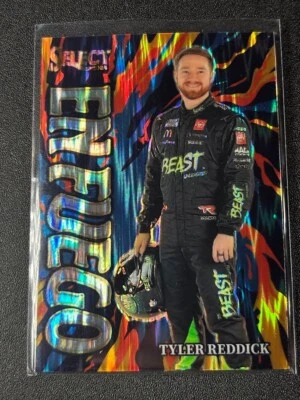 2024 Panini Select - En Fuego Flash Prizm #20 Tyler Reddick - Image 1 of 2