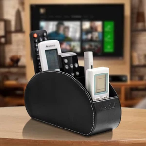 Storage Caddy with 5 Compartments Remote Control Holder/Desktop Organiser UK - Picture 1 of 16