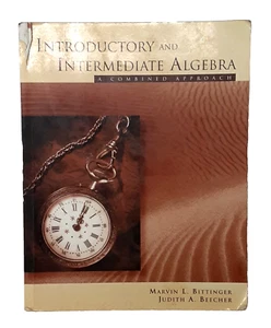 Introductory and Intermediate Algebra: A Combined Approach 1999 Trade Paperback - Imagen 1 de 24
