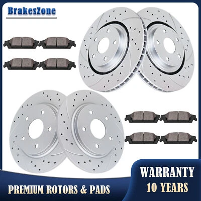 Front Rear Brake Rotors Pads fit for Dodge Grand Caravan 2008-2011 2012 Brakes - Image 1 of 4
