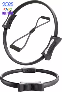 Pilates Ring Circle, Magic Circle Pilates Ring 14" with Dual Grip, Yoga Ring, Fi - Picture 1 of 12