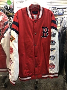 Red Sox 9 TIMES CHAMPION Varsity MLB Official Jacket 3XL - Picture 1 of 2