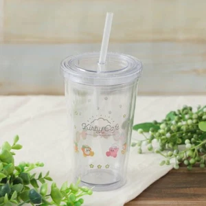 Kirby Cafe Limited Edition Take out Drink Style Clear Cup Japan Limited 2025 NEW - Picture 1 of 7