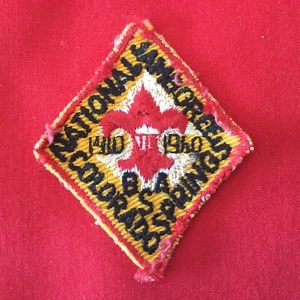 Pfadfinder 1960 National Jamboree Colorado Springs Diamant Hut Aufnäher F243B1 - Bild 1 von 3