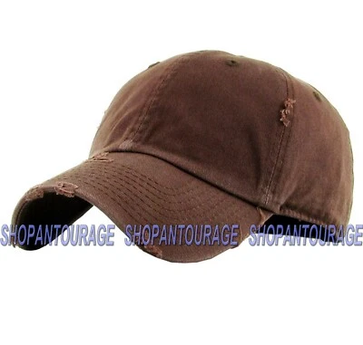 Kbethos KBE-De colección Liso Ajustable Envejecido Unisex Béisbol Camionero Gorra Sombrero Foto 1 de 4