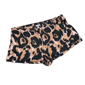 DVF for Target Pajama Shorts Leopard Print Satin Style 4X Plus Size NWT - Picture 1 of 4