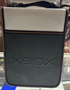 Xbox Original Live First Tester's Silver Black Orange Accessories Storage Case - Picture 1 of 11