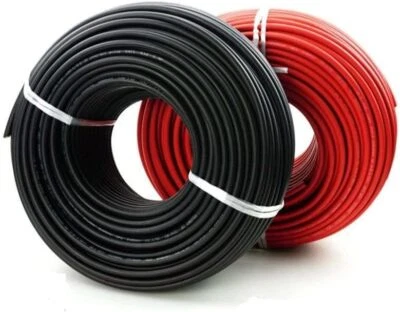 Quality Solar Panel PV Cable DC Wire Red/Black Rated 4mm² & 6mm² + MC4 CHEAPEST - Image 1 of 4