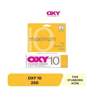 OXY 10 Maximum for Stubborn Acne Pimple Medication and Treatment 25g - Picture 1 of 6