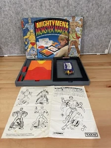 Vintage TOMY / TOLTOYS Mighty Men and Monster Maker Design Kit Complete - Read - Picture 1 of 23