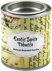 Aromakerze in der Dose "nature",exotic spice Tobacco*Natural Scented Candle*