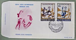 [CPA190] Belgium 1972 - Olympics - very nice set of 2 documents (FDC)