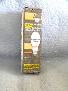 Phillips 100W HPS High Pessure Sodium Clear Med ANSI S54 Ballast NOS - Picture 1 of 3