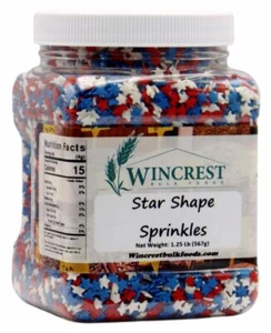 Irrigatori Patriotic Star Shape || Vasca da 1,25 libbre - Spedizione celere gratuita! - Foto 1 di 5