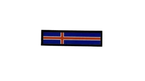 Patch toppe toppa ricamate termoadesiva stampato bandiera badge islanda - Bild 1 von 1