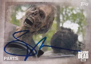 GREG NICOTERO SIGNED AUTO'D 2016 TOPPS THE WALKING DEAD CARD #52 PARTS SEASON 5 - Picture 1 of 2
