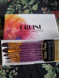 Ucanbe Cruise Face And Body Painting Palette And Makeup Brushes New Sealed - Picture 1 of 4
