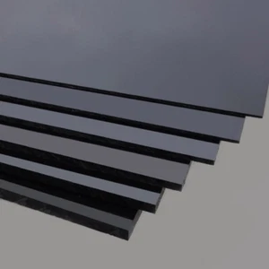 Scheda foglio di plastica ABS fai da te modellino artigianato 200x250 mm 1/1,5/2/3/4/5 mm spesso nero - Foto 1 di 4